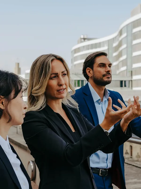 The proQtech GmbH team in conversation