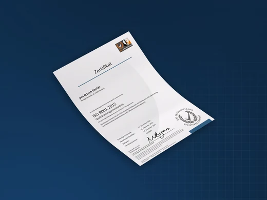 Cover image: ISO 9001:2015 certificate