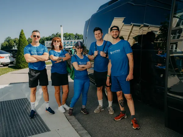 The proQtech GmbH team at a team event