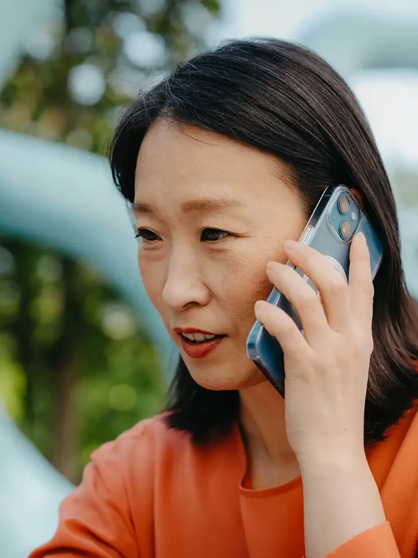 In contact with customers