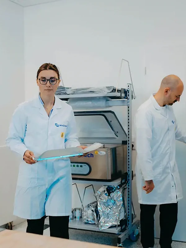 In the proQtech GmbH quality lab